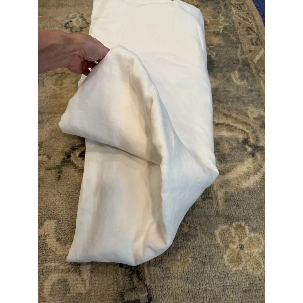Parachute 100% Linen Full/Queen White Flat Sheet